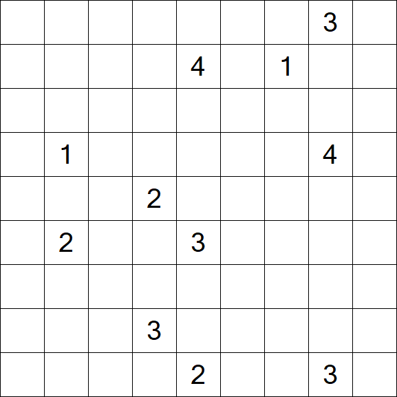Nurikabe - Difficile