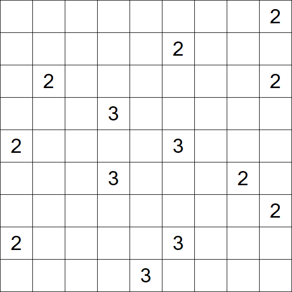 Nurikabe - Schwierig