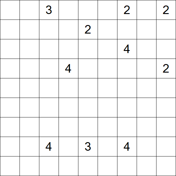 Nurikabe - Difficile