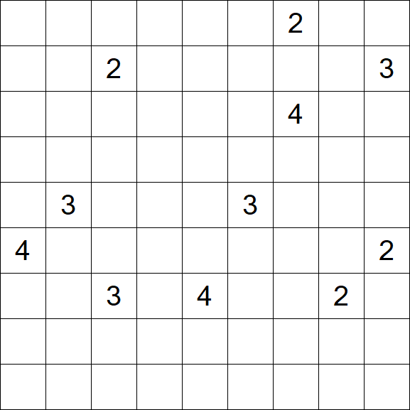 Nurikabe - Difficile