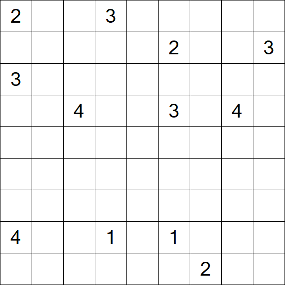 Nurikabe - Difficile