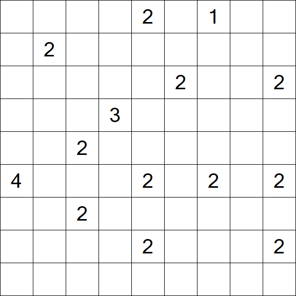 Nurikabe - Difficile