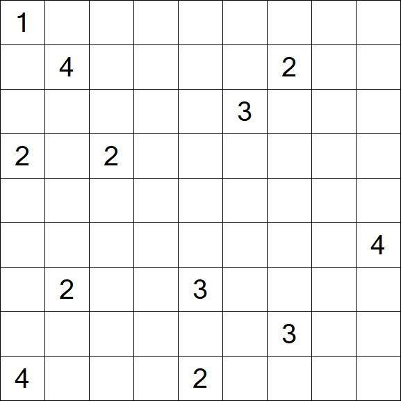 Nurikabe - Difficile