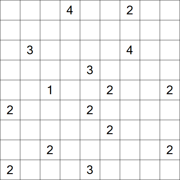 Nurikabe - Difficile