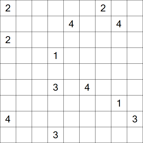 Nurikabe - Difficile