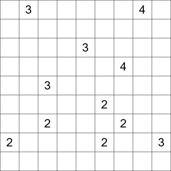 Nurikabe - Difficile