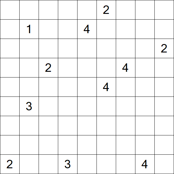 Nurikabe - Difficile