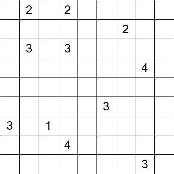 Nurikabe - Difficile