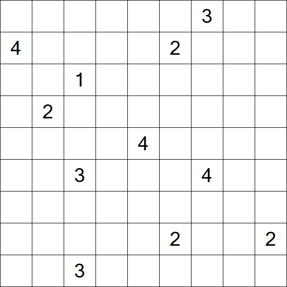 Nurikabe - Difficile