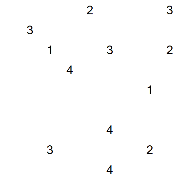 Nurikabe - Difficile