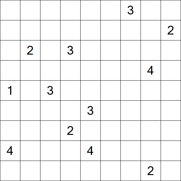 Nurikabe - Difficile