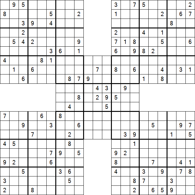 Samurai Sudoku - Hard