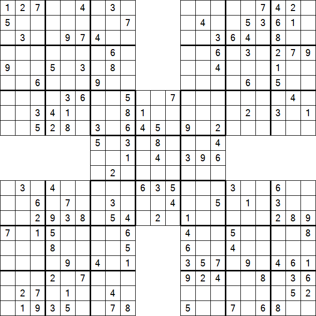 Samurai Sudoku - Mittel