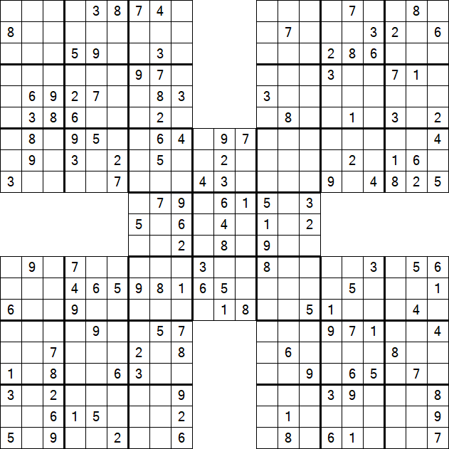 Samurai Sudoku - Mittel