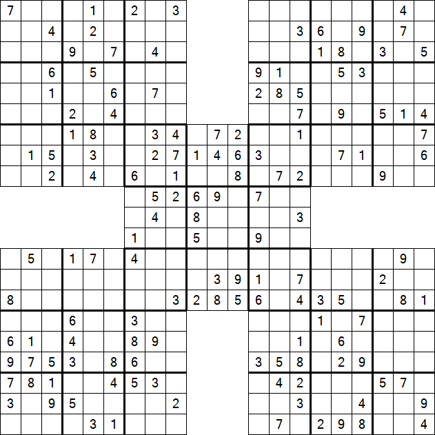 Samurai Sudoku - Mittel