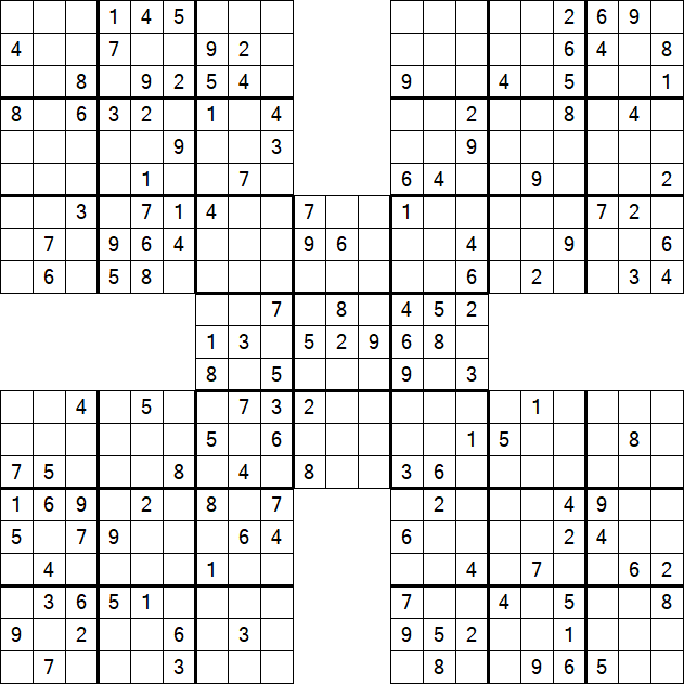 Samurai Sudoku - Mittel