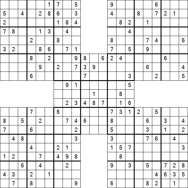 Samurai Sudoku - Mittel