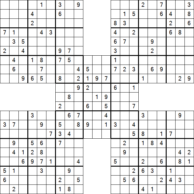 Samurai Sudoku - Mittel