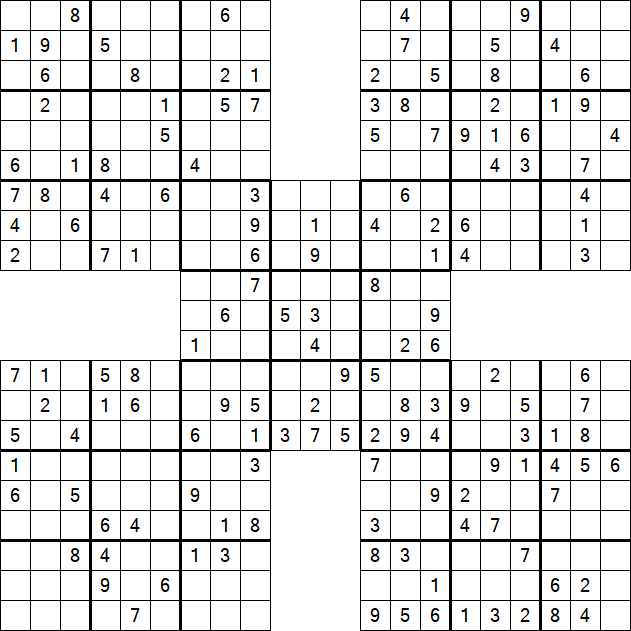 Samurai Sudoku - Mittel