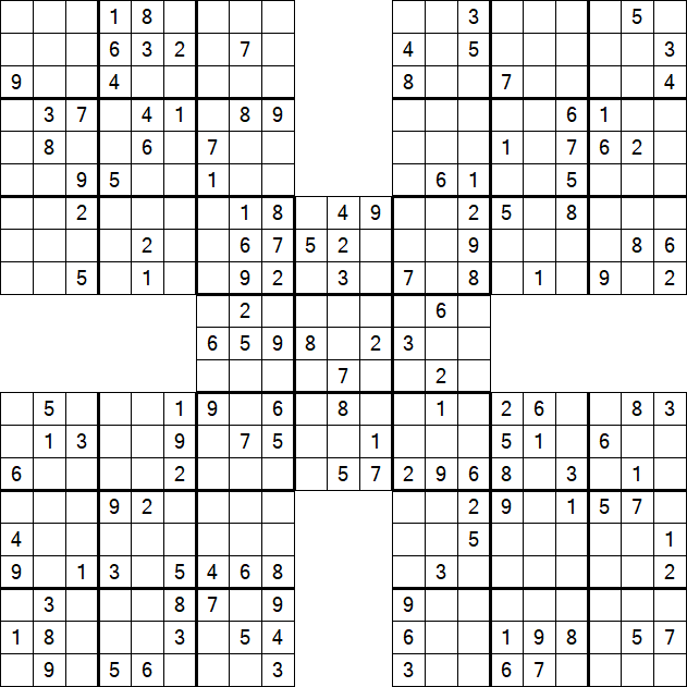 Samurai Sudoku - Mittel