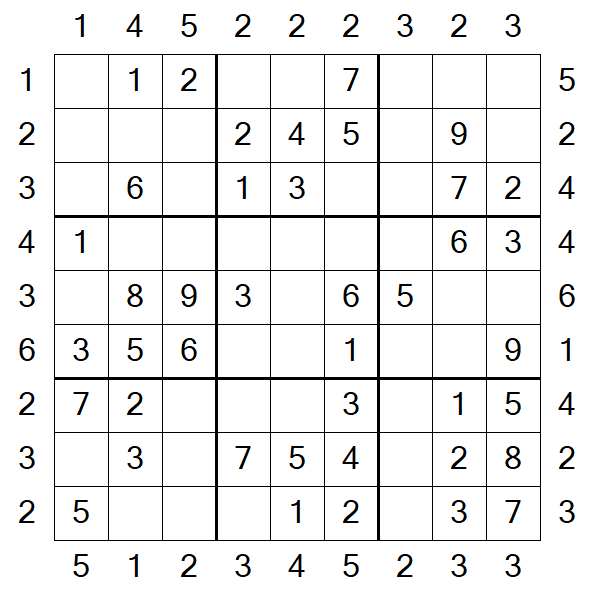 Skyscraper Sudoku - Fácil
