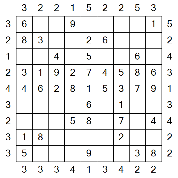 Skyscraper Sudoku - Simple