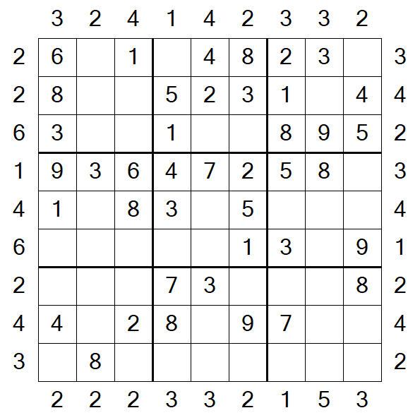 Skyscraper Sudoku - Fácil