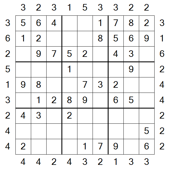 Skyscraper Sudoku - Fácil