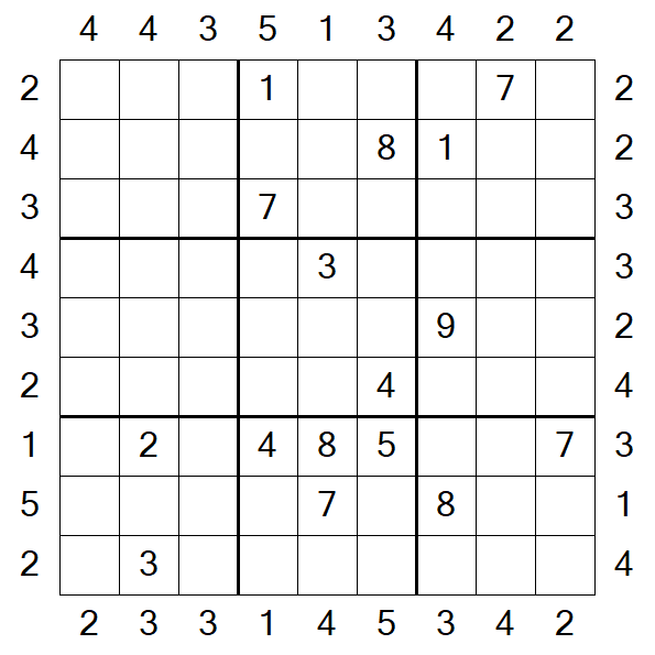 Sudoku Não Consecutivo - Extremo - Volume 5 - 276 Jogos