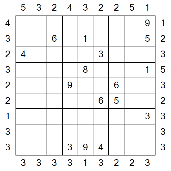 Skyscraper Sudoku - Hard