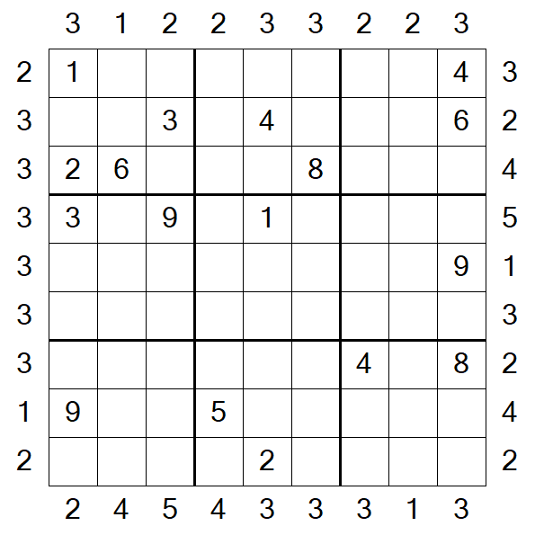 Skyscraper Sudoku - Hard