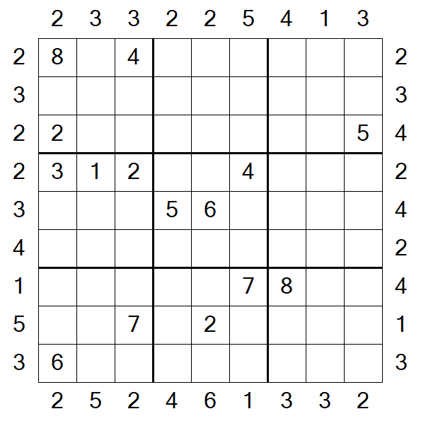 Skyscraper Sudoku - Difícil