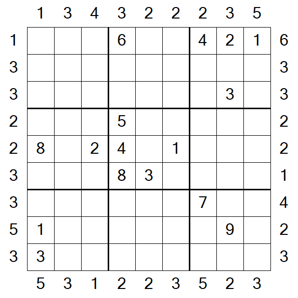 Skyscraper Sudoku - Hard