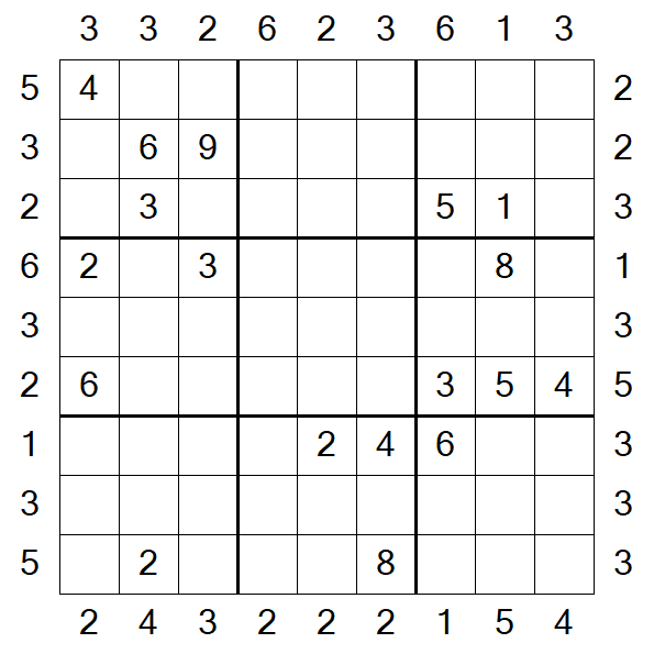 Skyscraper Sudoku - Difficile