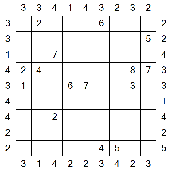 Skyscraper Sudoku - Hard