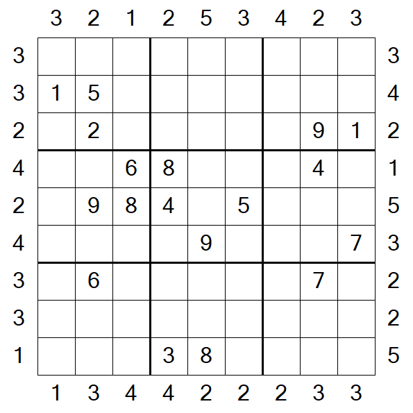 Skyscraper Sudoku - Difficile