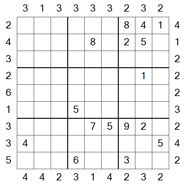 Skyscraper Sudoku - Difícil