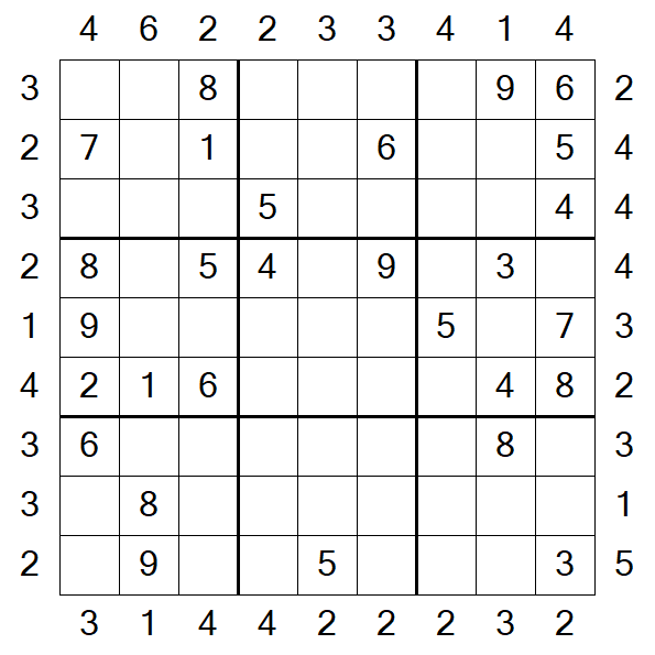 Skyscraper Sudoku - Medio
