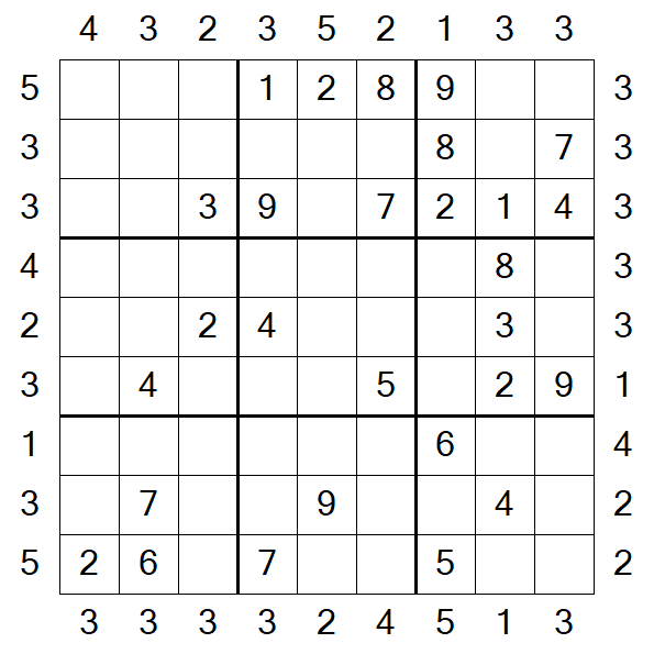 Skyscraper Sudoku - Medium
