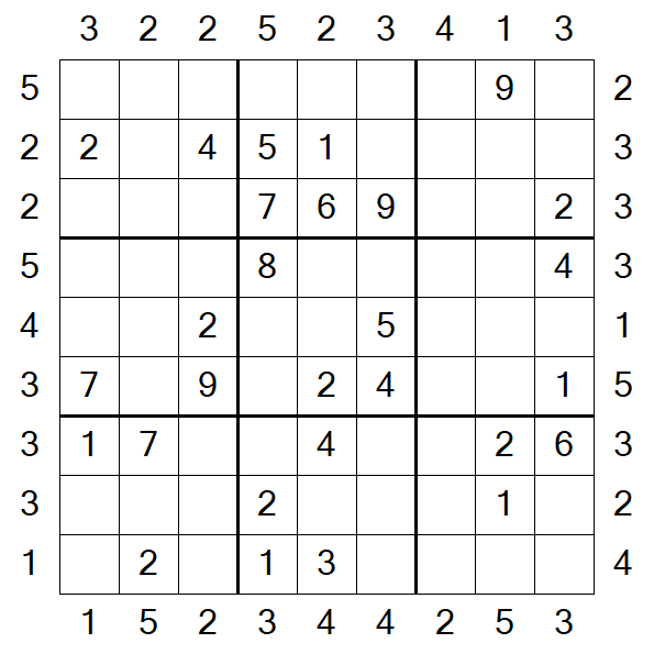 Skyscraper Sudoku - Medium