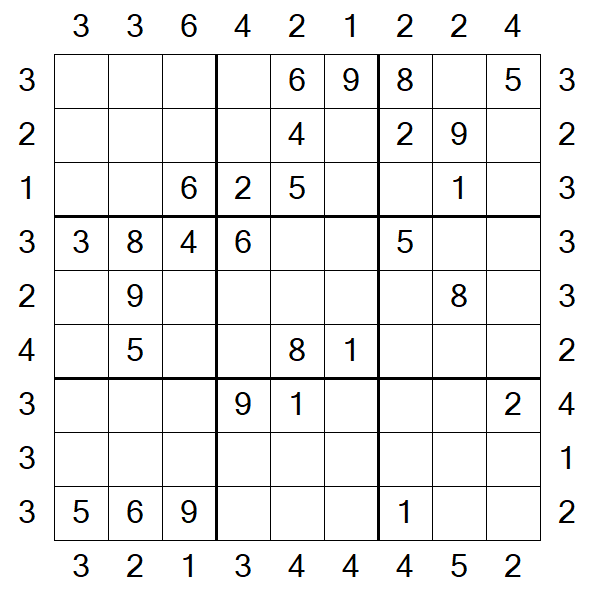 Skyscraper Sudoku - Medio