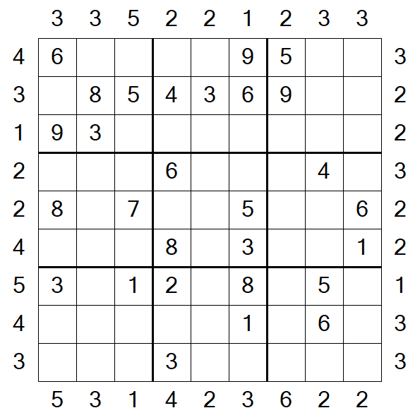 Skyscraper Sudoku - Medio