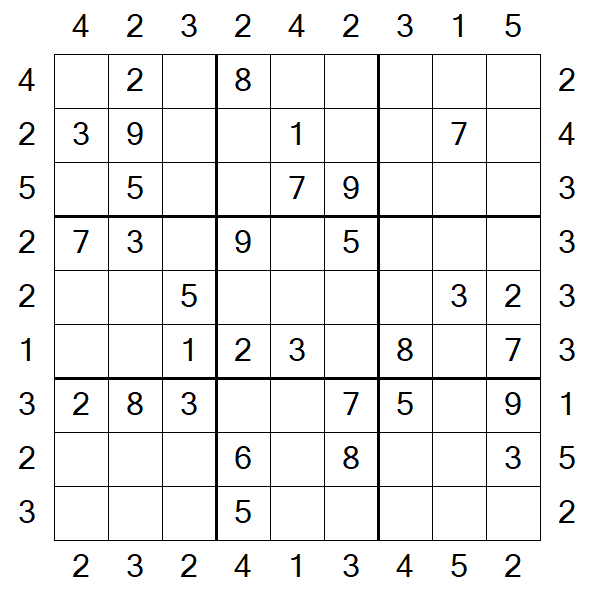 Skyscraper Sudoku - Moyen