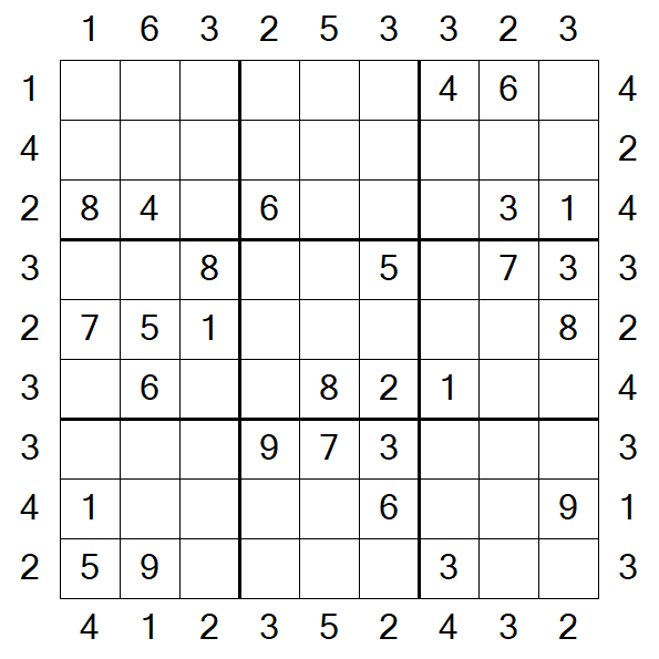 Skyscraper Sudoku - Medium