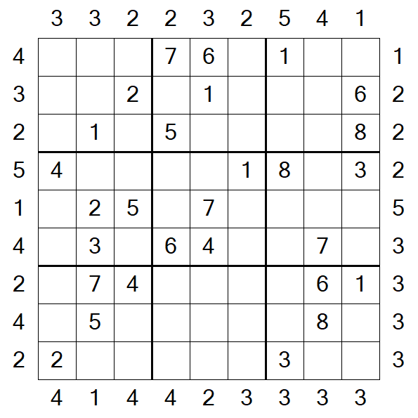 Skyscraper Sudoku - Medium