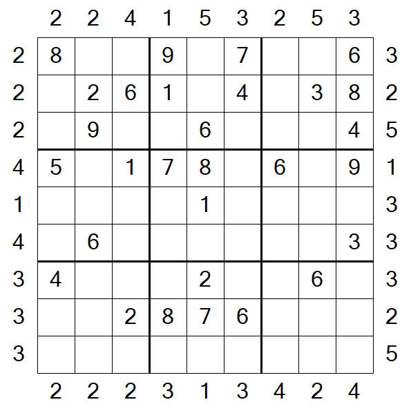 Skyscraper Sudoku - Medium