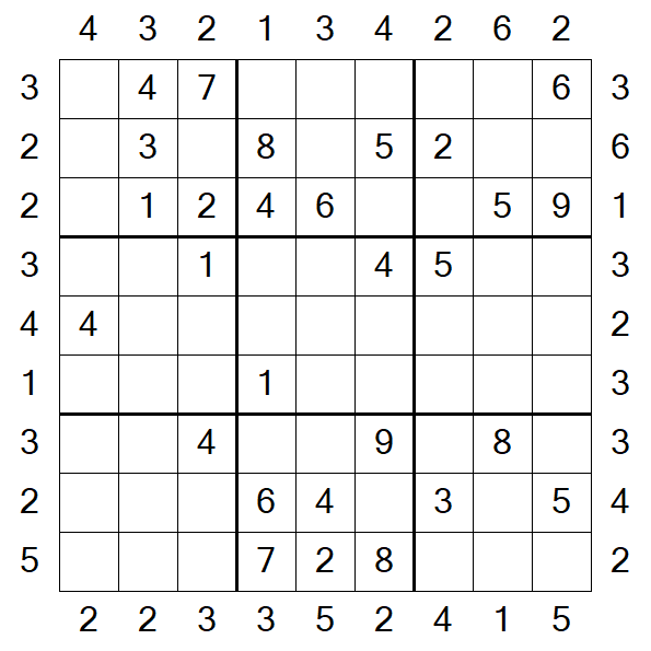 Skyscraper Sudoku - Moyen