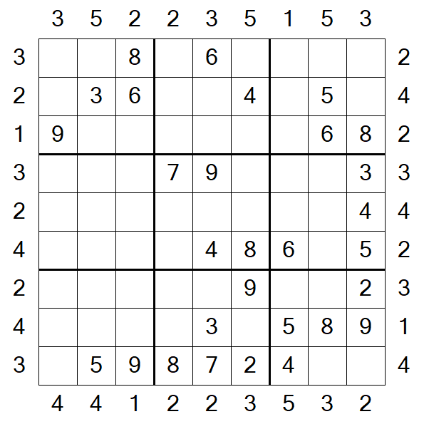 Skyscraper Sudoku - Medio