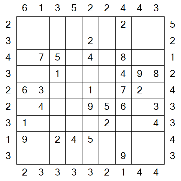 Skyscraper Sudoku - Medium