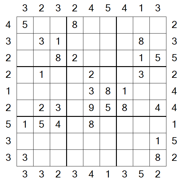 Skyscraper Sudoku - Moyen